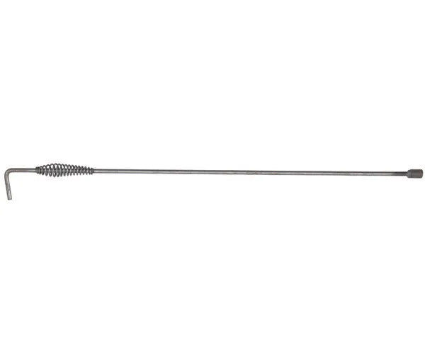 Rigid brush for cleaning the boiler