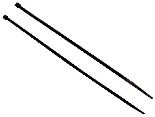 Black nylon clamp 7.6x380mm