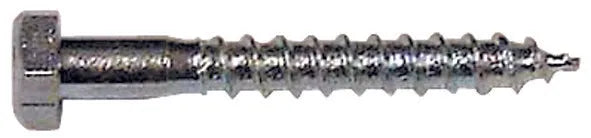 Zinc-plated screw 8x60mm for anchor plug 1 pc.