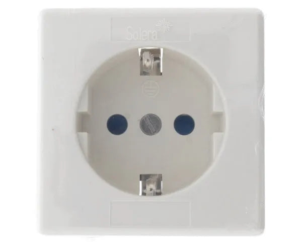 White Schuko Surface Base 16A 250V | AS07101