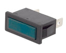 Green freezer indicator light 14x32 mm