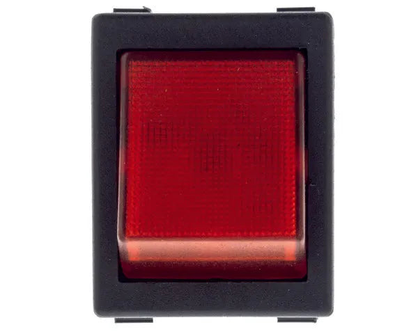 Dishwasher red push button 22x30mm