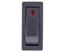 Red unipolar switch 11x30mm pilot