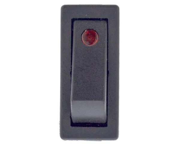 Red unipolar switch 11x30mm pilot