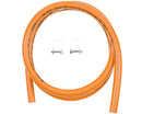 Butane gas hose with flange
