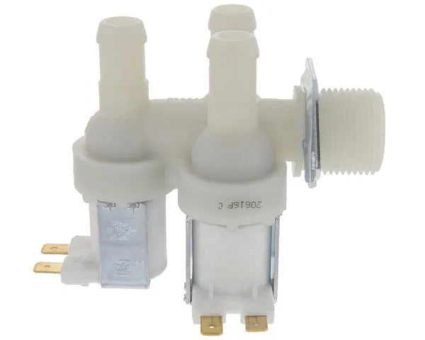 Washing machine valve 3 ways 90° outlet 14mm
