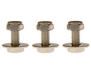 Stainless steel fixing kit screws M10 3pcs