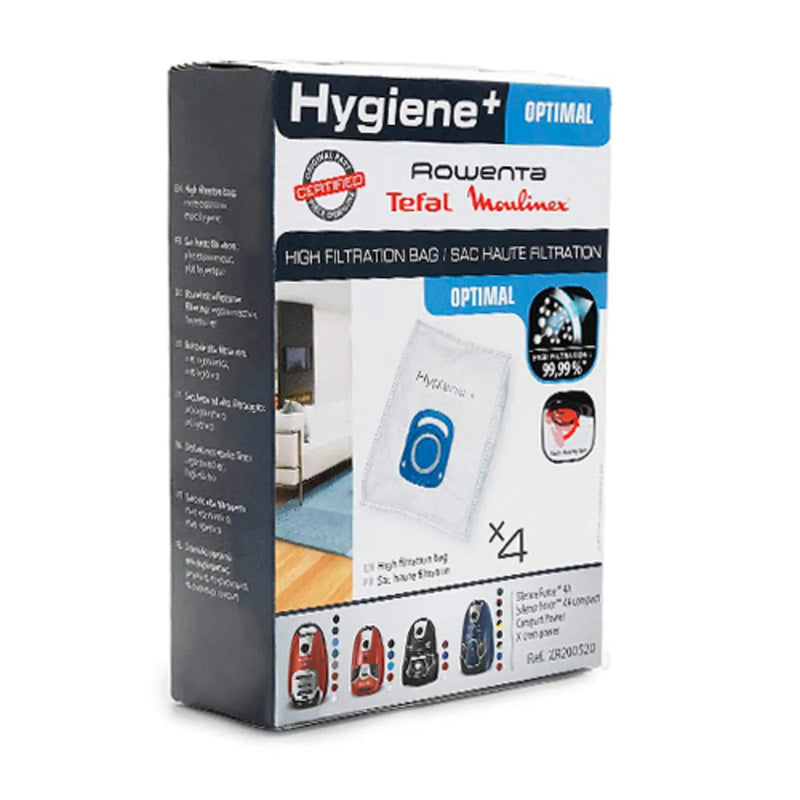 Bolsa aspiradora Hygiene + Rowenta Silence Force ZR200520