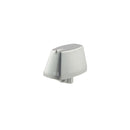Chrome knob for Whirlpool Indesit Ariston vitroceramic cooktop