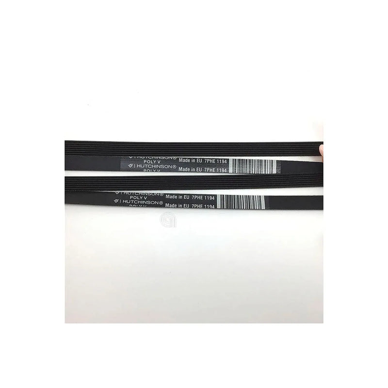 Kit of 2 Poly-V H7 1194 EL belts for Sangiorgio washing machine