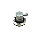Black stainless steel Ilve Britannia oven thermostat knob G3610508