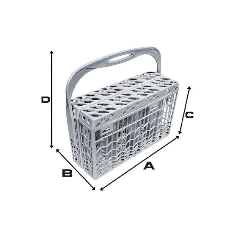 Cestillo posate lavavajillas compatible Candy y Whirlpool 230x77x150 mm