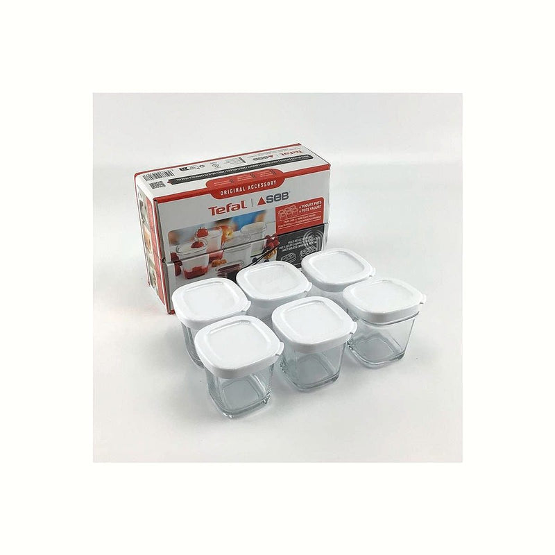 vasetto yogurt 6 piezas para heladera tefal xf100110