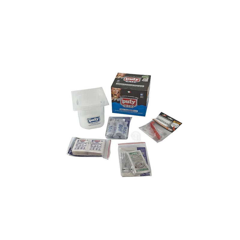 Puly Caff professional cleaning kit 5 products for espresso coffee makers