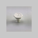 White adjustable leg d17.7x37.5 for Indesit and Whirlpool refrigerator