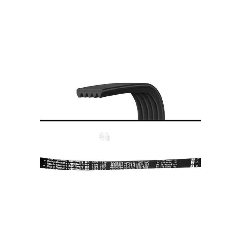 correa poly-v j6 1236 para lavadora Vestel y Bompani original