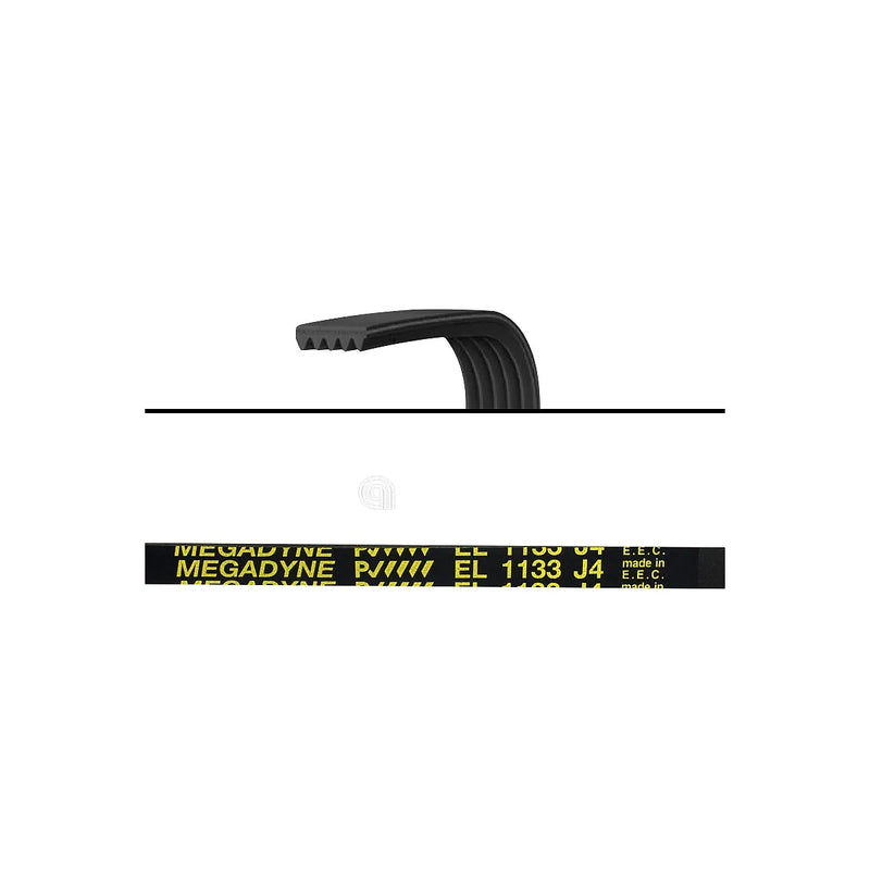 CANDY, HOOVER - Transmission Belt 1133 J4 for Washing Machine - 90477167