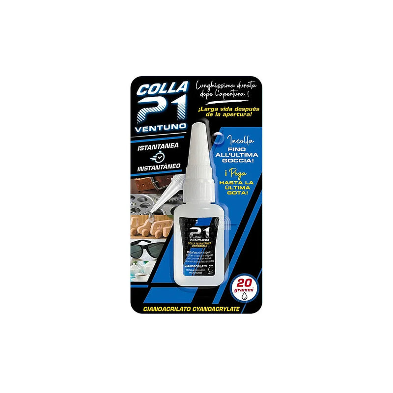 Instant cyanoacrylate adhesive 20 gr universal for repairs