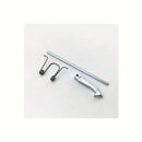 set pieza nariz original lavadora Candy 49031117 acero