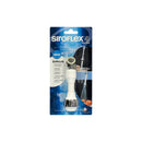 Rompigetto aereatore cromado blanco con snodo Siroflex 10 cm