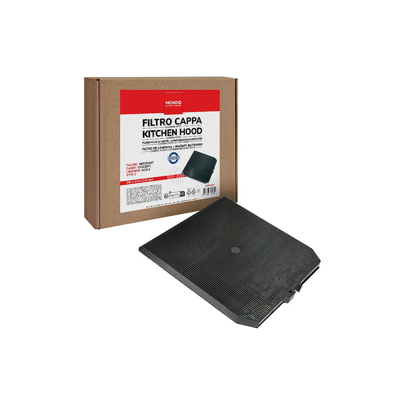 CANDY, FALMEC, LIEBHERR - Rectangular carbon filter for extractor hood - 103050107