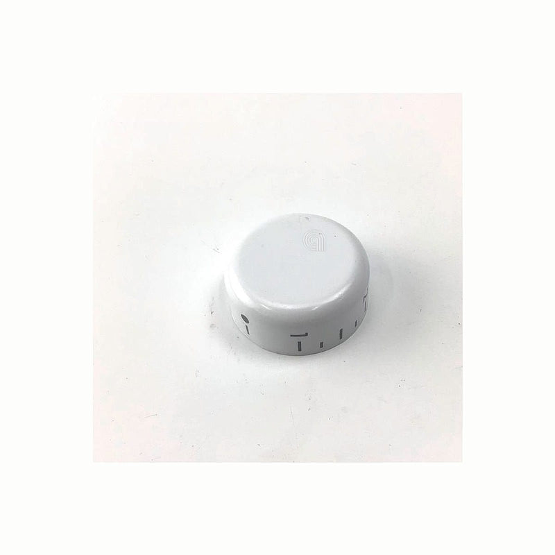 White manual knob for Whirlpool and Indesit refrigerator
