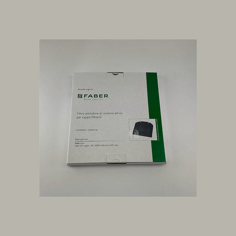 Filtro rectangular carbón activado F9 original para campana Faber