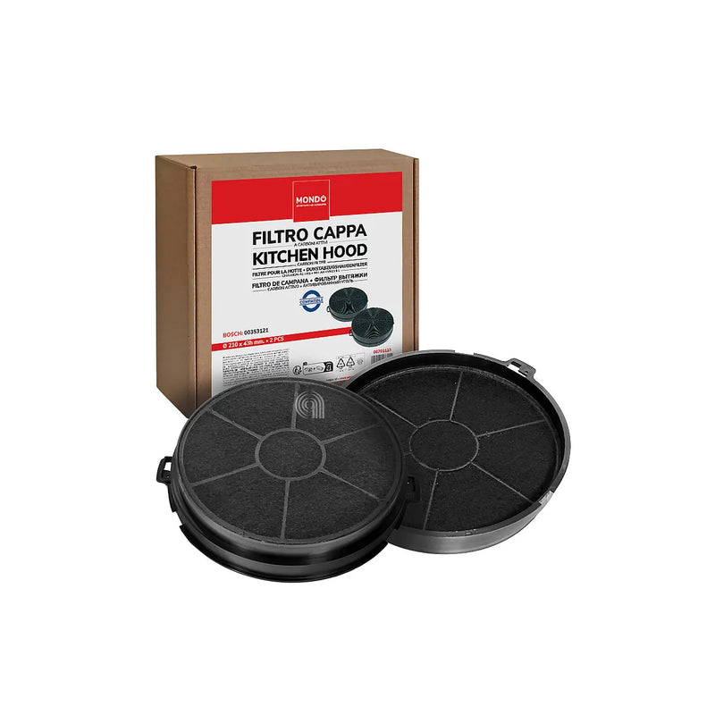 BEKO, FABER, SMEG - Circular carbon filter extractor hood - 9189387005