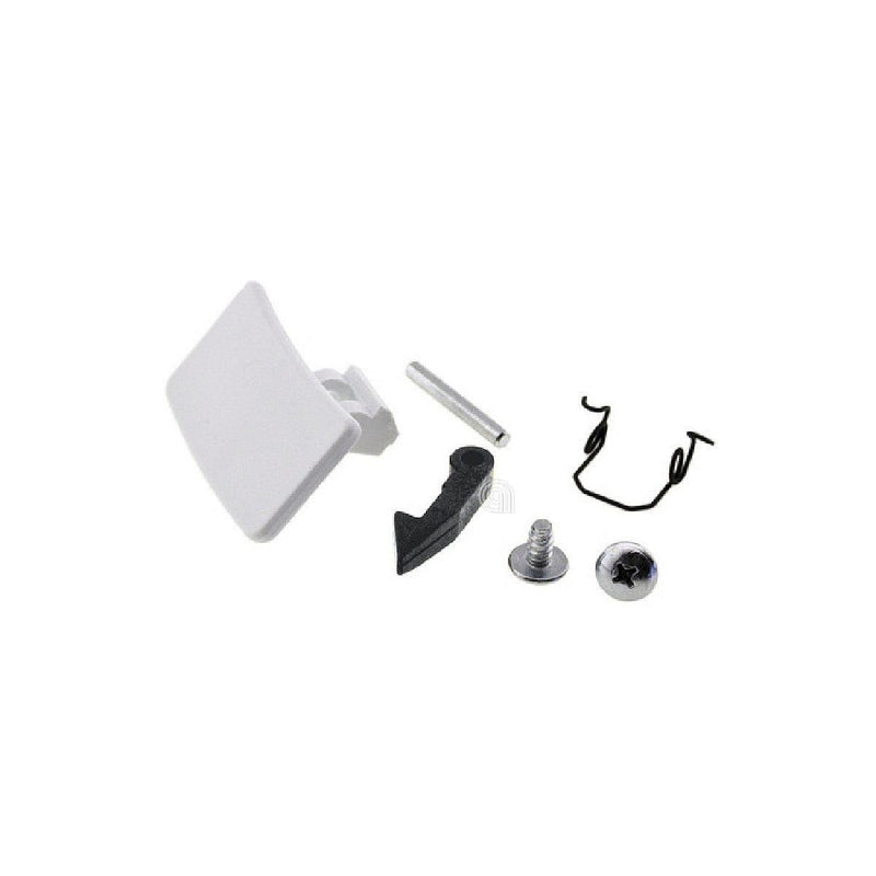 Original white door handle for Candy washing machine codes 90386426