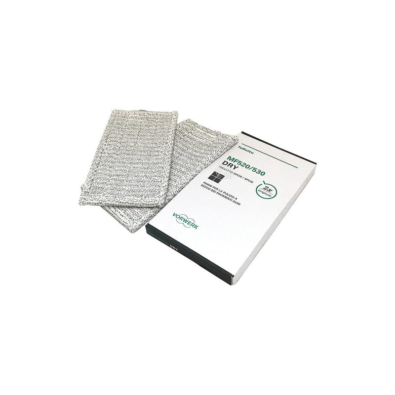 Dry cleaning cloth for Vorwerk Folletto floor polisher 2 units 48852