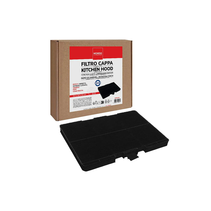 BOSCH, SIEMENS, CONSTRUCTA, NEFF, JUNKER, MONDO - Carbon filter for extractor hood - 00705432
