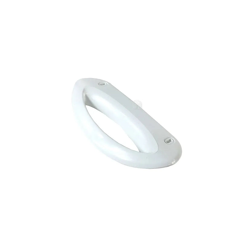 Original white door handle for Electrolux refrigerator code 2058230026