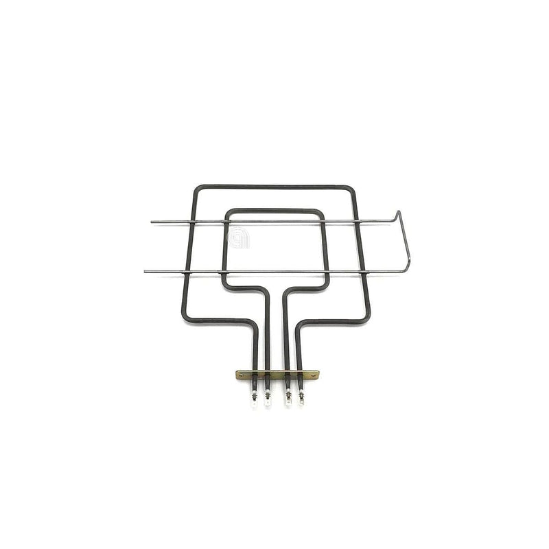 Oven heating element for De Longhi 512344 with dimensions 300/141.5 and 640/100 mm