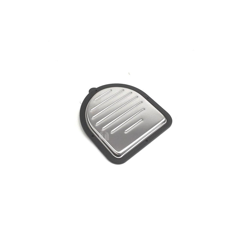 soporte de tazas acero aisi430 con marco negro para delonghi