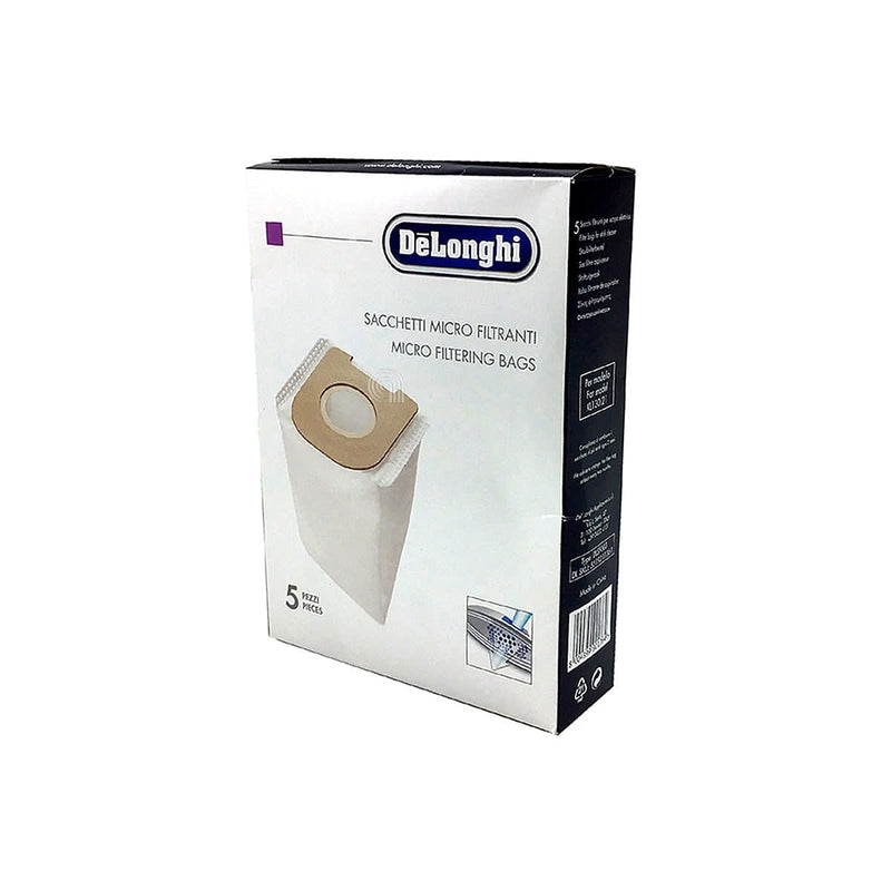 Set 5 bolsas originales para aspiradora De Longhi DLSF003