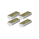 Set of 4 original rectangular carbon filters for Bosch hood