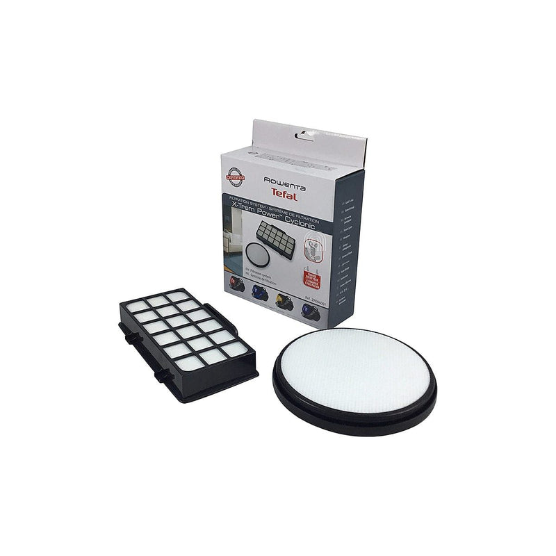 Original rectangular and round filter Rowenta ZR006001 pack of 2