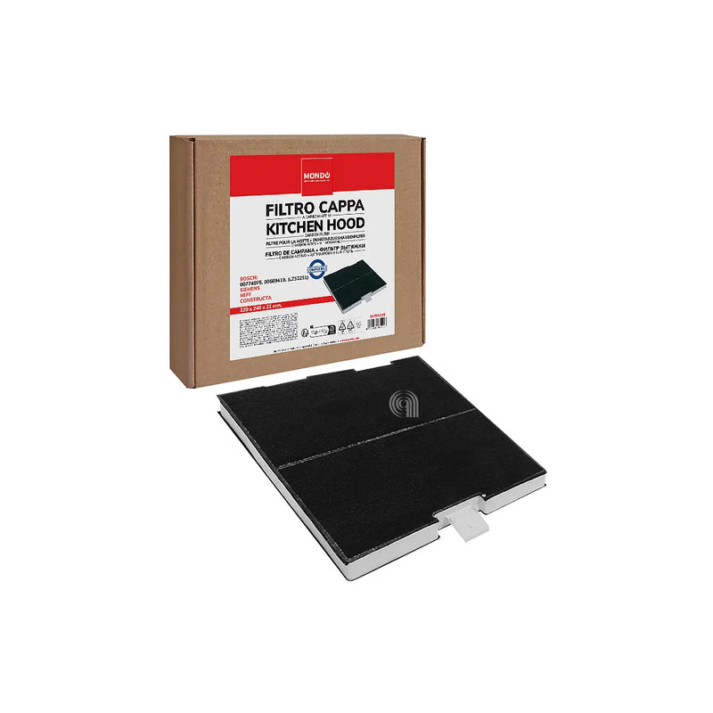 BOSCH SIEMENS CONSTRUCTA NEFF - Rectangular carbon filter for extractor hood - 00744075