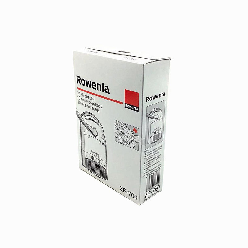Set of 10 original vacuum bags Rowenta ZR760 and ZR765