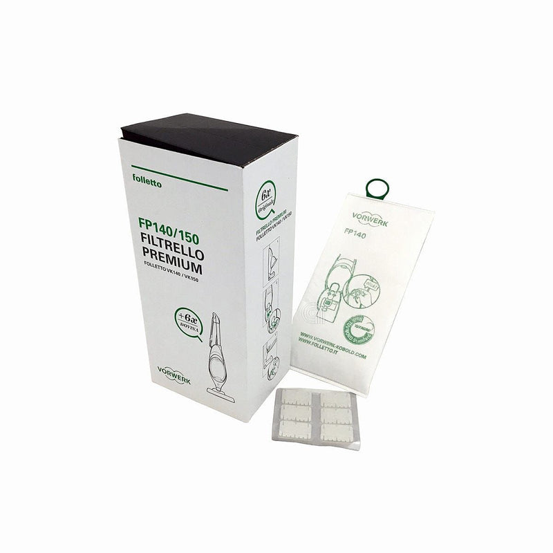 Set of 6 premium bags and 6 Dovina fresheners Vorwerk VK140 VK150