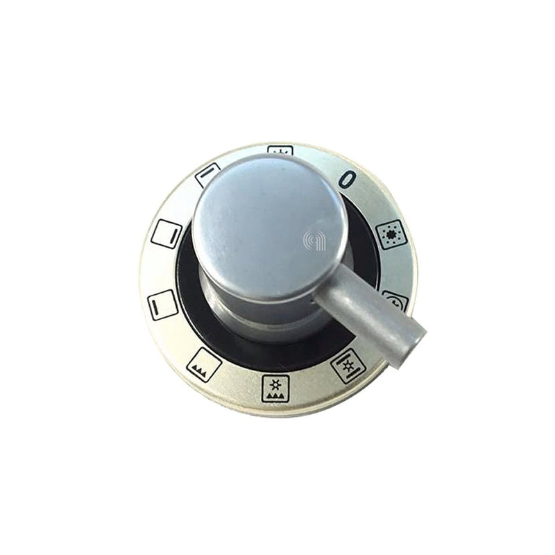 Black stainless steel oven switch knob Ilve code G3030508