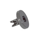 Gray lower dishwasher basket wheel Electrolux 50224296009