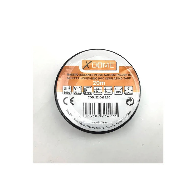 20-meter black insulating tape Korner 55501031 universal