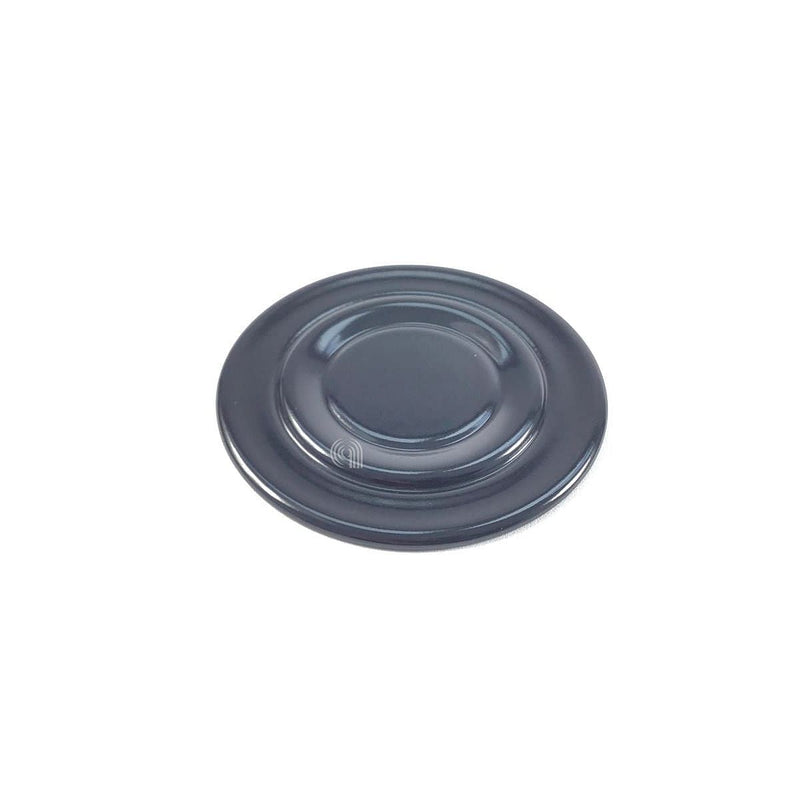 Right black glazed burner cap Whirlpool 481010714675