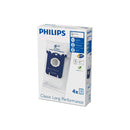 Set of 4 original bags for Philips vacuum cleaner FC8021-03
