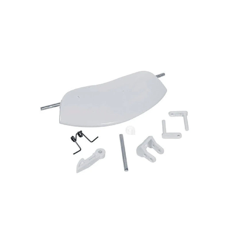 Set of original white door handles for Vestel washing machine 42038993