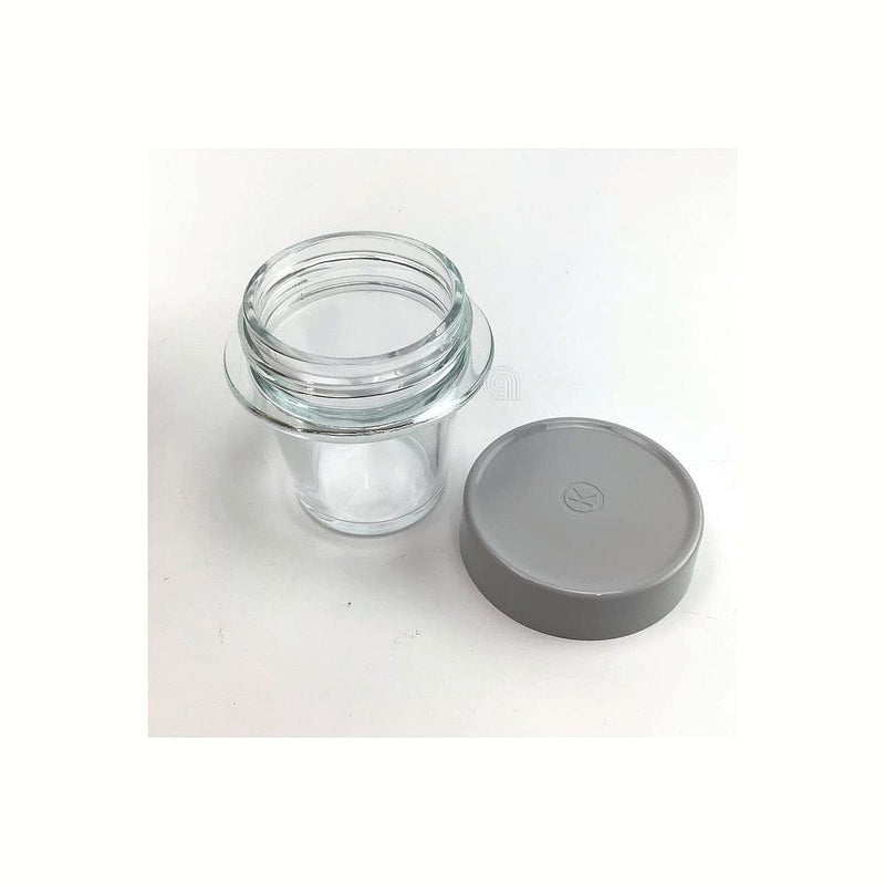 Jarra de cristal y tapa gris para molino De Longhi KW714808