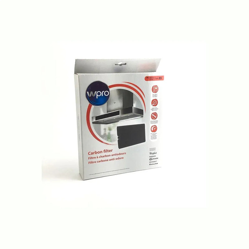 Rectangular carbon filter type 35 for Whirlpool hood
