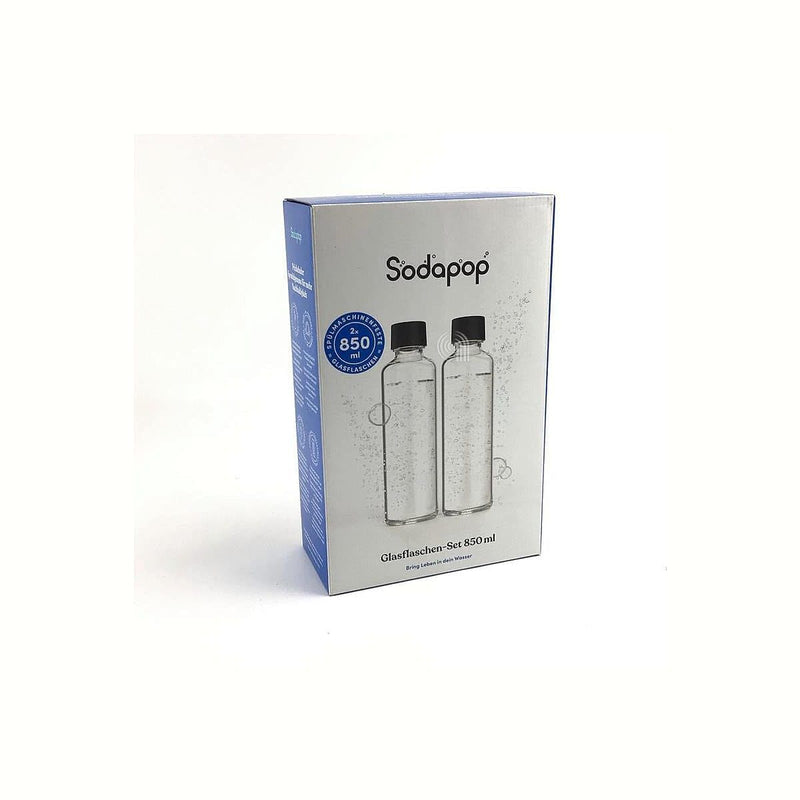 confección 2 botellas vidrio 1l para gasificador sodapop logan