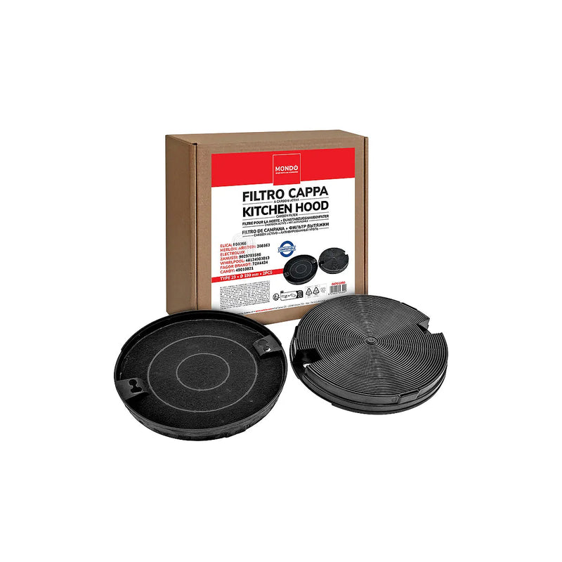 ARISTON, BRANDT, CANDY, ELICA, GORENJE, SMEG, WHIRLPOOL, ZANUSSI - Carbon filter extractor - KITFC29